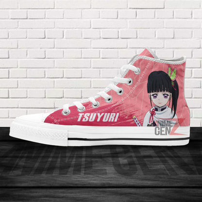 Demon Slayer Tsuyuri High Top Shoes Custom Anime Shoes