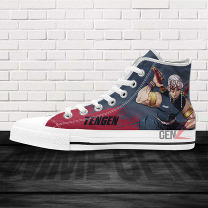Demon Slayer Uzui Tengen High Top Shoes Custom Anime Shoes