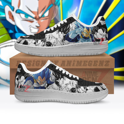 Dragon Ball Vegeta Blue Sneakers Air Sneakers Custom Anime Shoes