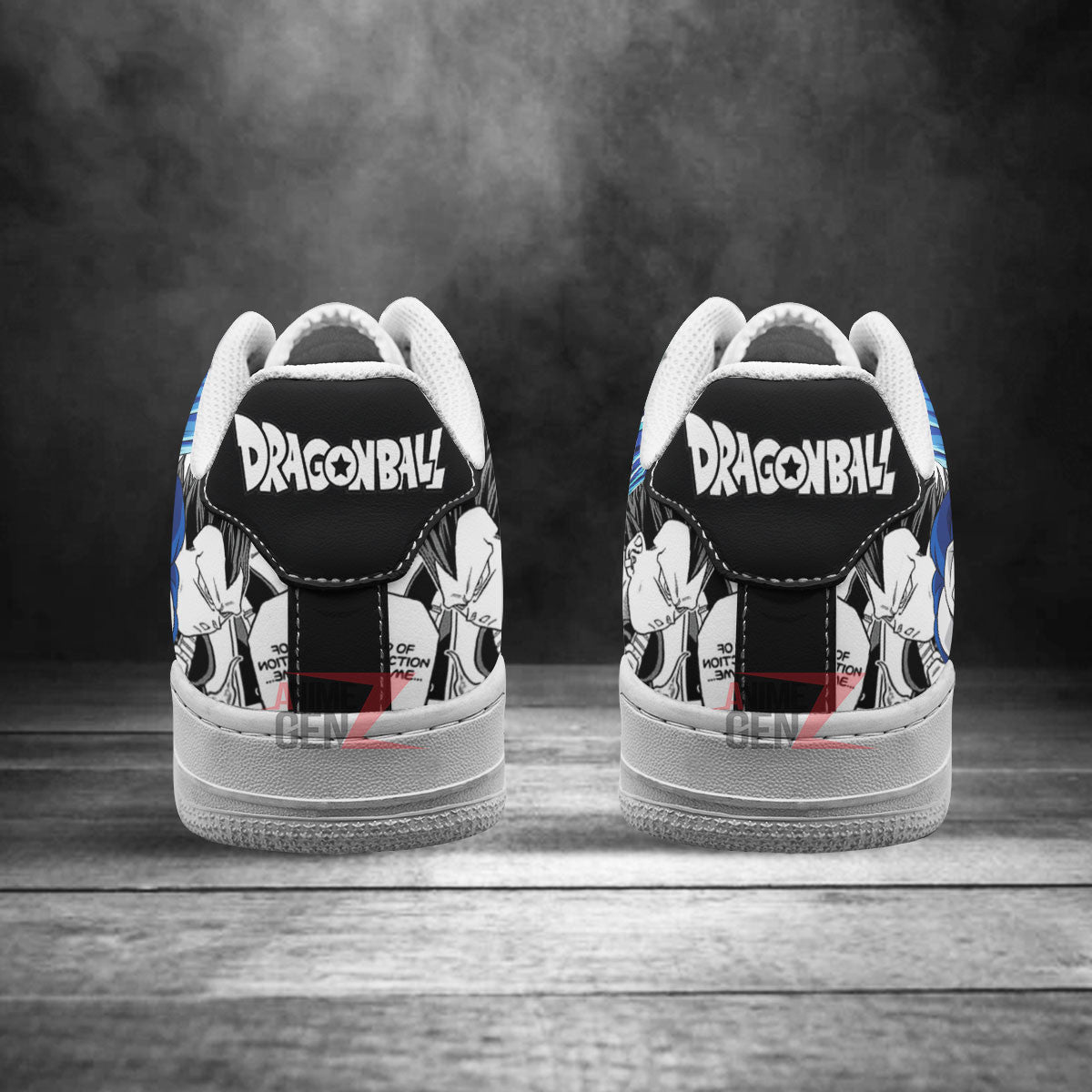 Dragon Ball Vegeta Blue Sneakers Air Sneakers Custom Anime Shoes