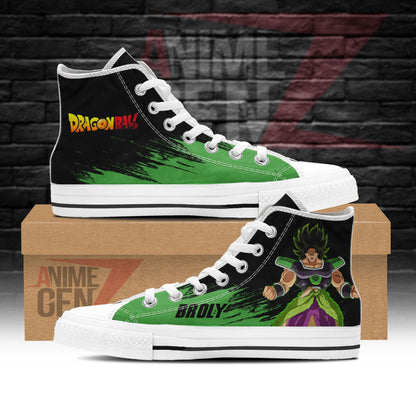 Dragon Ball Broly High Top Shoes Custom Anime Sneakers