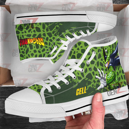 Dragon Ball Cell High Top Shoes Custom Anime Sneakers
