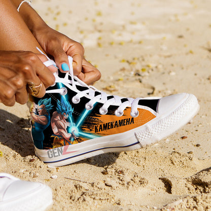 Dragon Ball Goku Vegeta Top Shoes Custom Anime Sneakers