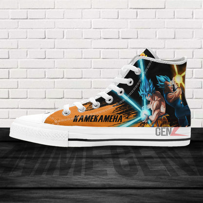 Dragon Ball Goku Vegeta Top Shoes Custom Anime Sneakers