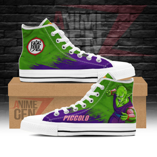Dragon Ball Piccolo High Top Shoes Vegeta Super Saiyan Custom Anime Sneakers