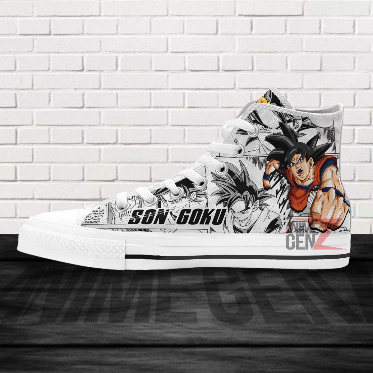 Dragon Ball Son Goku High Top Shoes Custom Anime Sneakers
