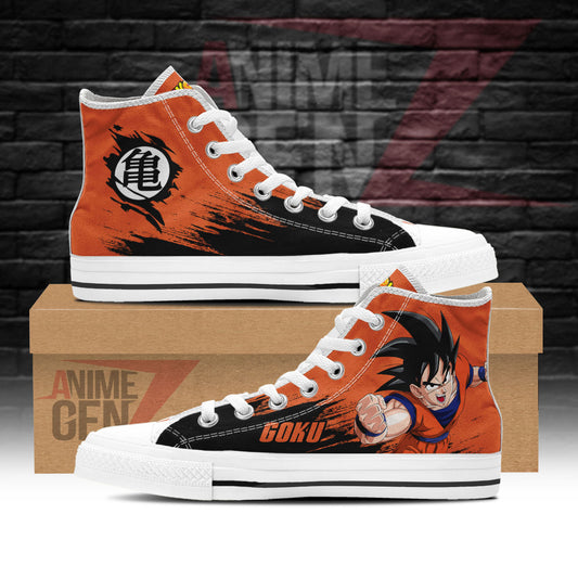 Dragon Ball Son Goku High Top Shoes Custom Anime Sneakers