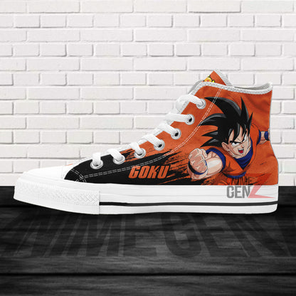 Dragon Ball Son Goku High Top Shoes Custom Anime Sneakers