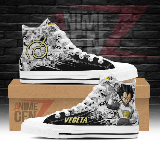 Dragon Ball Vegeta Fukkatsu High Top Shoes Custom Anime Sneakers
