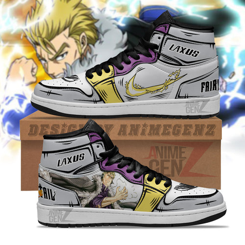 JD Sneakers Fairy Tail Laxus Custom Anime Shoes