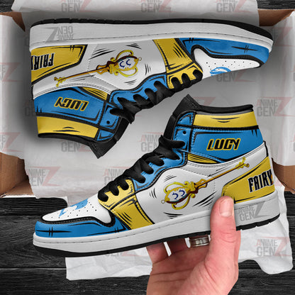 JD Sneakers Fairy Tail Lucy Heartfilia Custom Anime Shoes