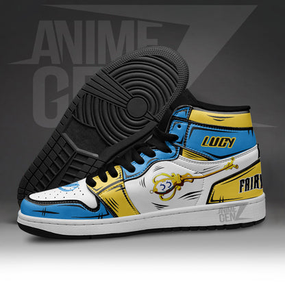JD Sneakers Fairy Tail Lucy Heartfilia Custom Anime Shoes