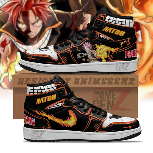 JD Sneakers Fairy Tail Natsu Dragneel Custom Anime Shoes