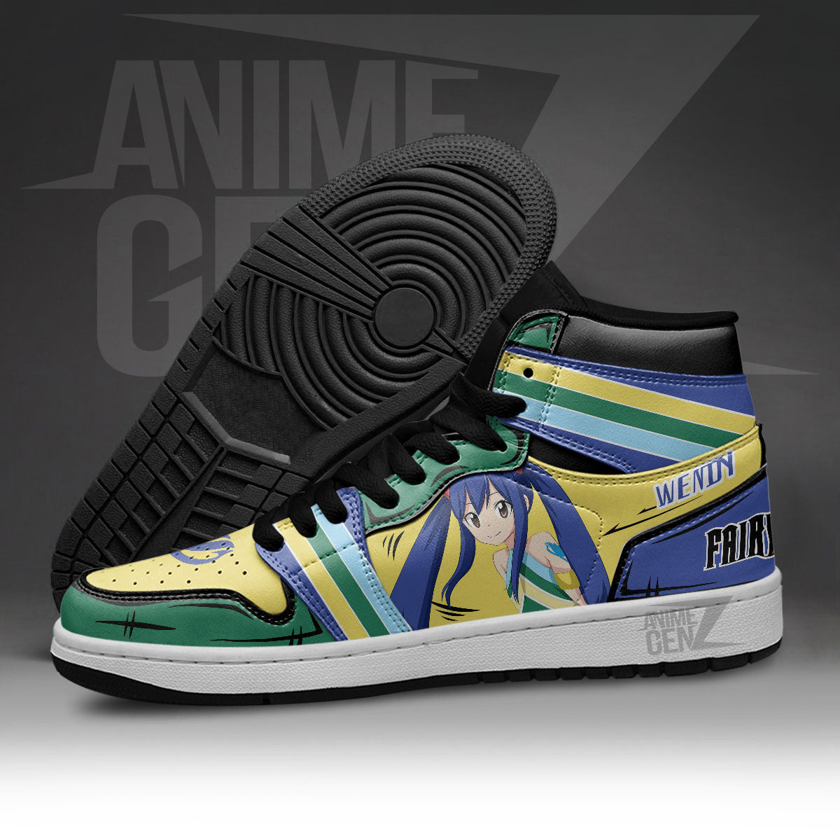 JD Sneakers Fairy Tail Wendy Custom Anime Shoes