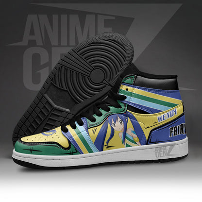 JD Sneakers Fairy Tail Wendy Custom Anime Shoes