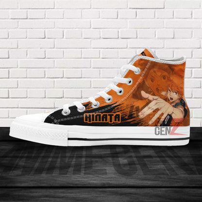 Haikyuu Hinata Shoyo High Top Shoes Custom Anime Shoes