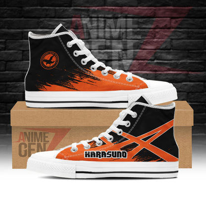 Haikyuu Karasuno High Top Shoes Custom Anime Shoes