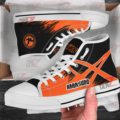 Haikyuu Karasuno High Top Shoes Custom Anime Shoes