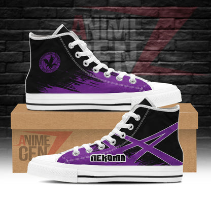 Haikyuu Shiratorizawa High Top Shoes Custom Anime Shoes