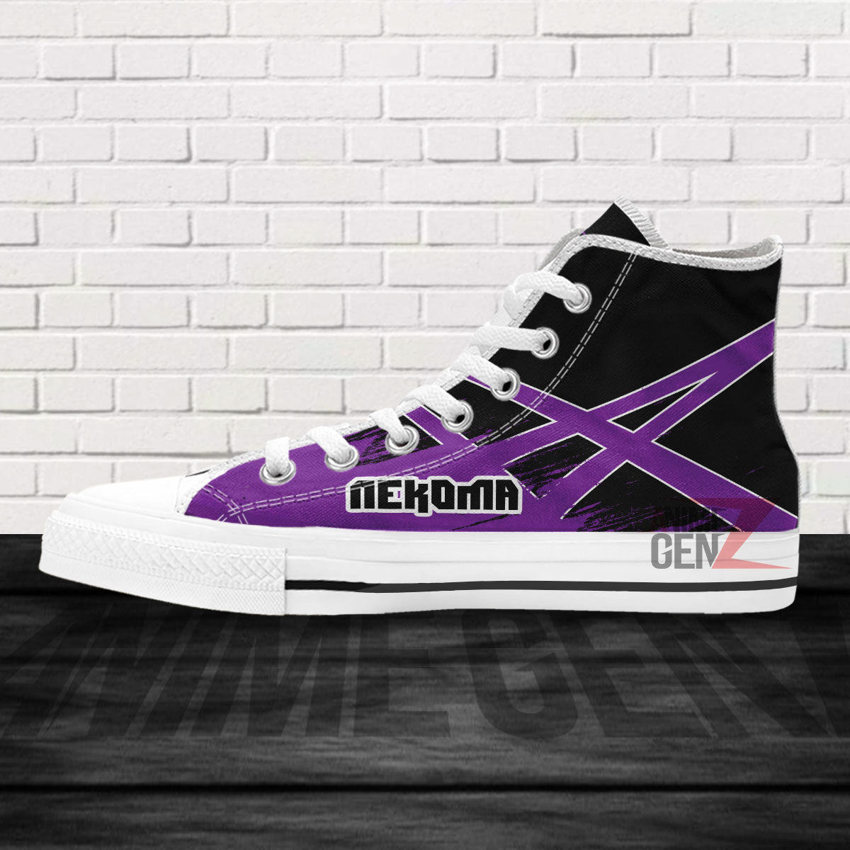 Haikyuu Shiratorizawa High Top Shoes Custom Anime Shoes