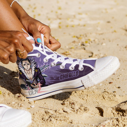 Hunter x Hunter Chrollo Lucilfer High Top Shoes Custom Anime Shoes
