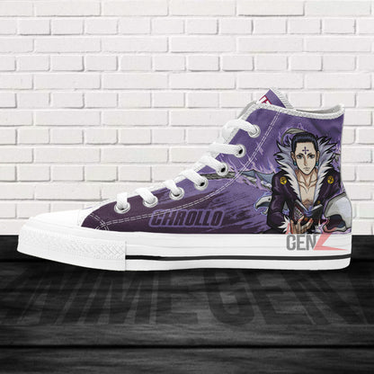 Hunter x Hunter Chrollo Lucilfer High Top Shoes Custom Anime Shoes