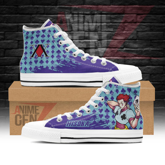 Hunter x Hunter Hisoka Morow High Top Shoes Custom Anime Shoes