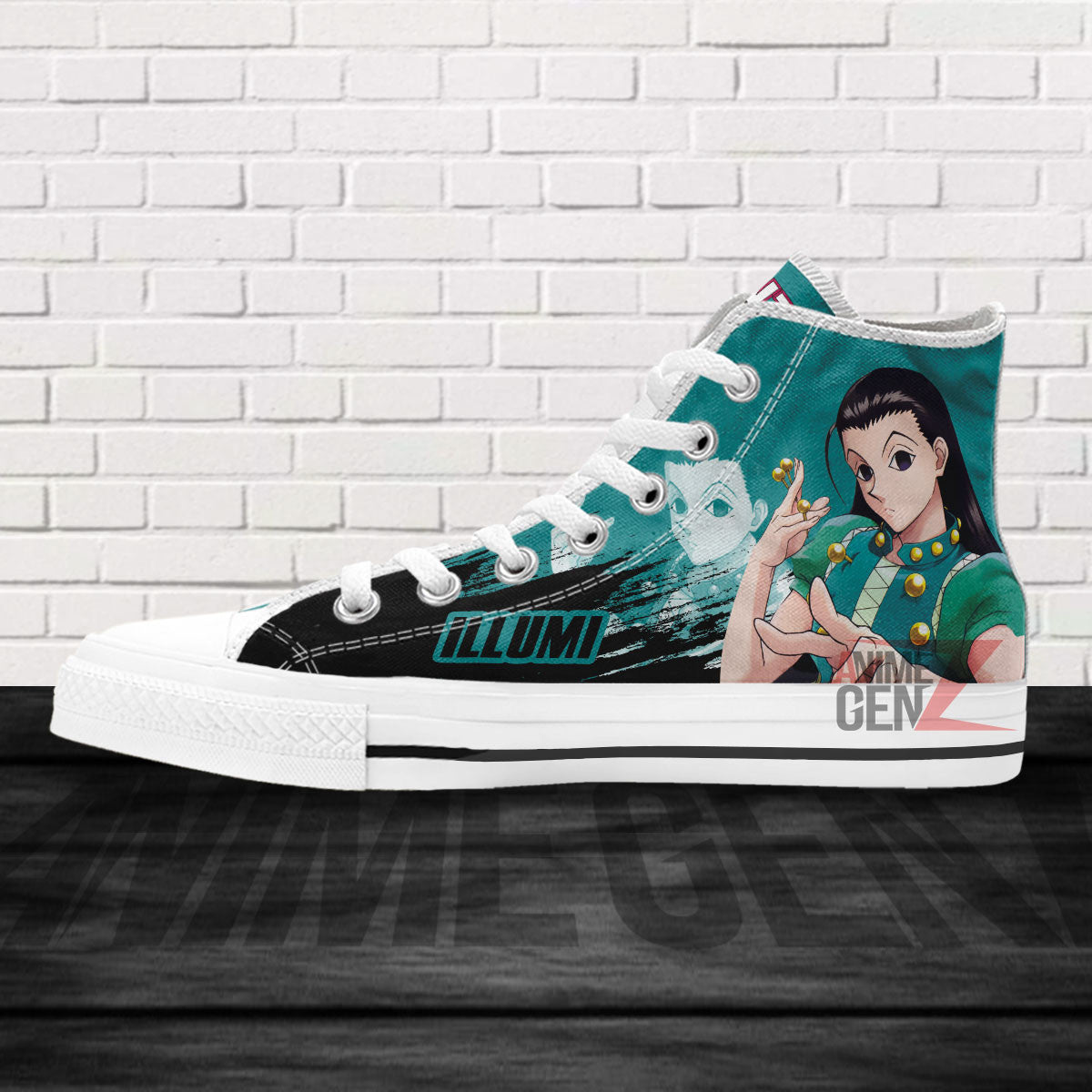 H x H Illumi Zoldyck High Top Shoes Custom Anime Shoes
