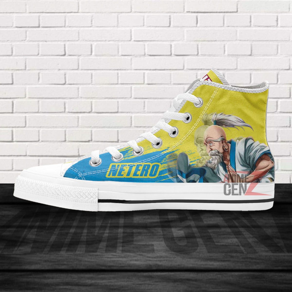 Hunter x Hunter Isaac Netero High Top Shoes Custom Anime Shoes