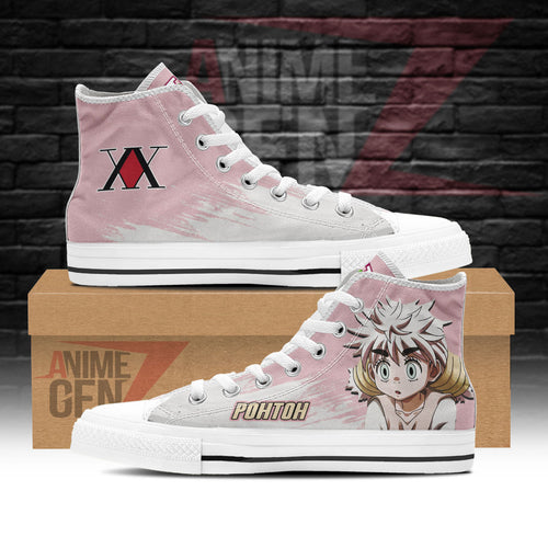 Hunter x Hunter Komugi High Top Shoes Custom Anime Shoes