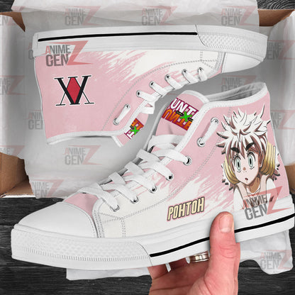 Hunter x Hunter Komugi High Top Shoes Custom Anime Shoes