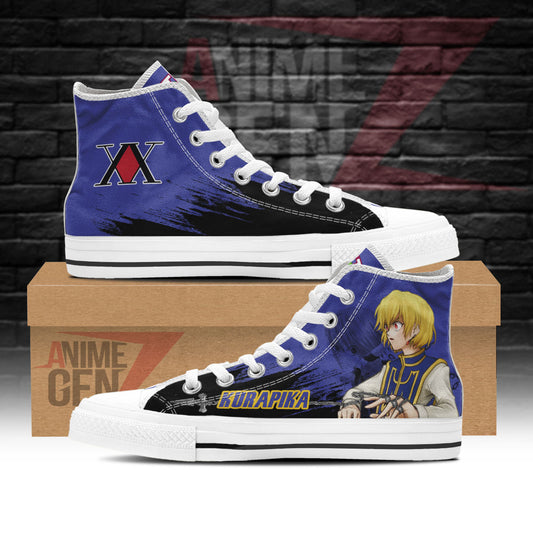 Hunter x Hunter Kurapika Kurta High Top Shoes Custom Anime Shoes