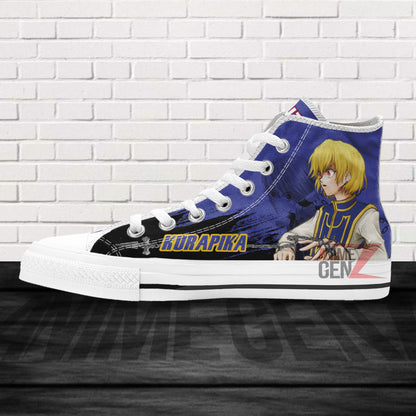 Hunter x Hunter Kurapika Kurta High Top Shoes Custom Anime Shoes
