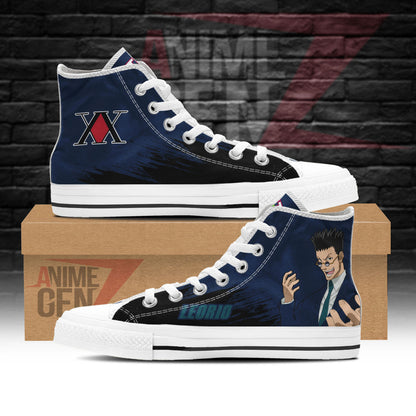 Hunter x Hunter Leorio Paradinight High Top Shoes Custom Anime Shoes