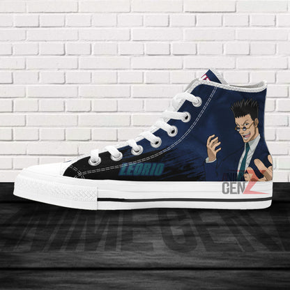 Hunter x Hunter Leorio Paradinight High Top Shoes Custom Anime Shoes