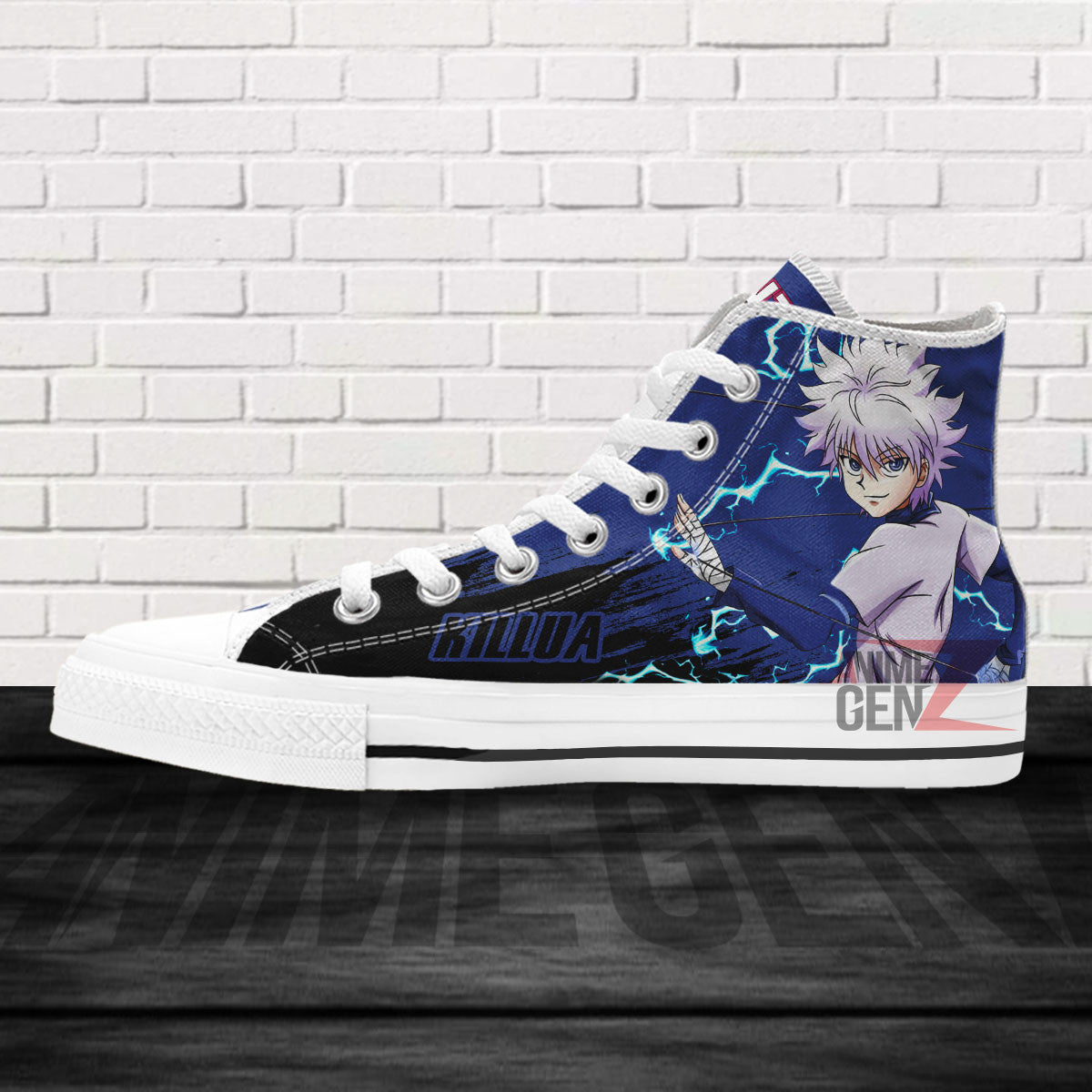 Hunter x Hunter Zoldyck Killua High Top Shoes Custom Anime Shoes