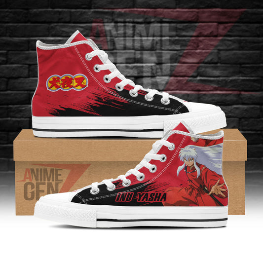 Inuyasha Inu Yasha High Top Shoes Custom Anime Shoes