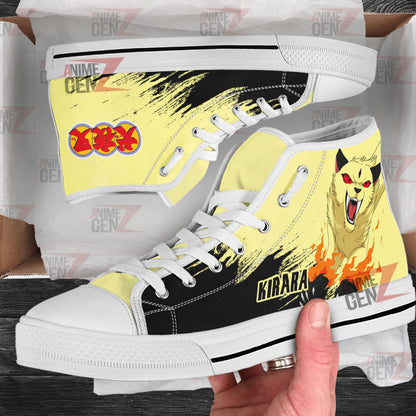 Inuyasha Kirara High Top Shoes Custom Anime Shoes
