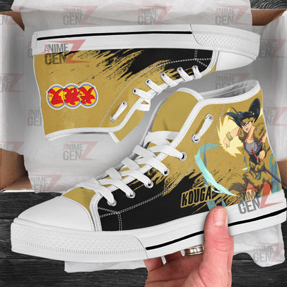 Inuyasha Kouga High Top Shoes Custom Anime Shoes