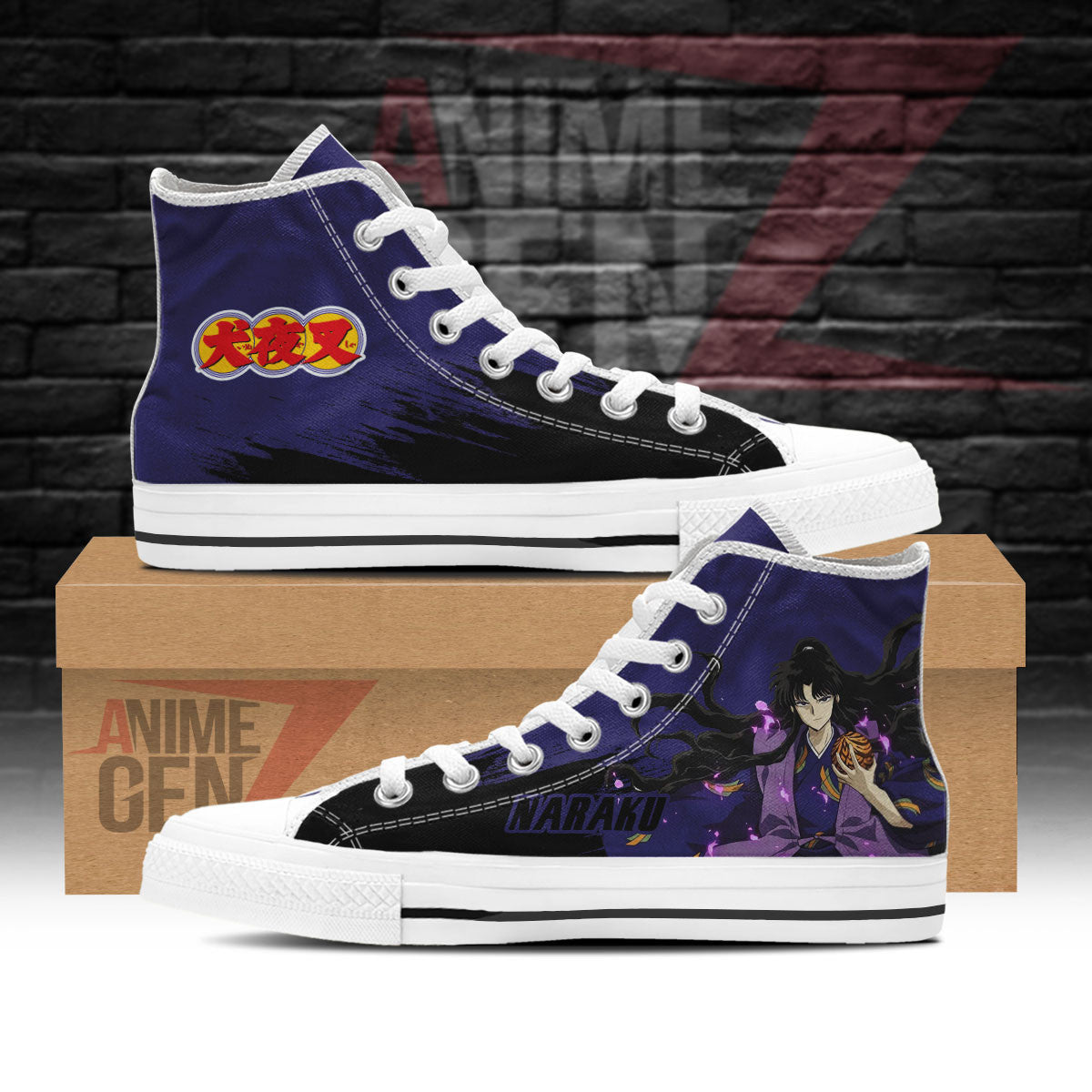 Inuyasha Naraku High Top Shoes Custom Anime Shoes