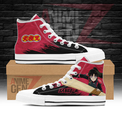 Inuyasha Sango High Top Shoes Custom Anime Shoes