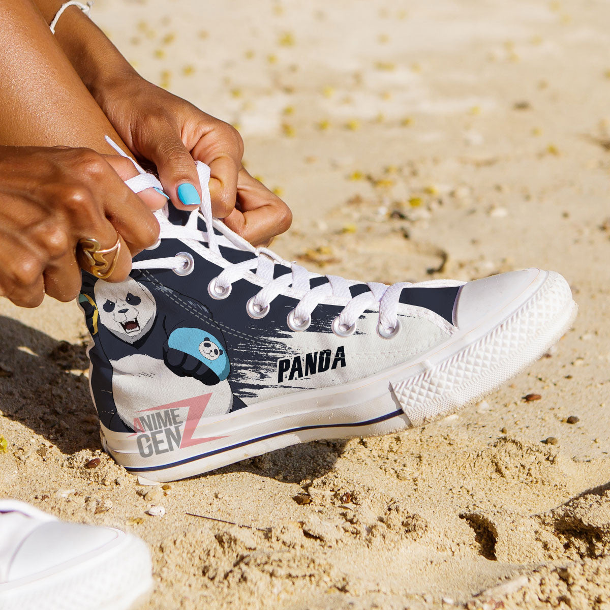 Jujutsu Kaisen Panda High Top Shoes Custom Anime Sneakers