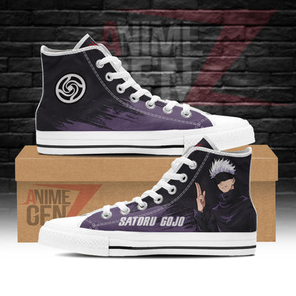 Jujutsu Kaisen Satoru Gojo High Top Shoes Custom Anime Sneakers