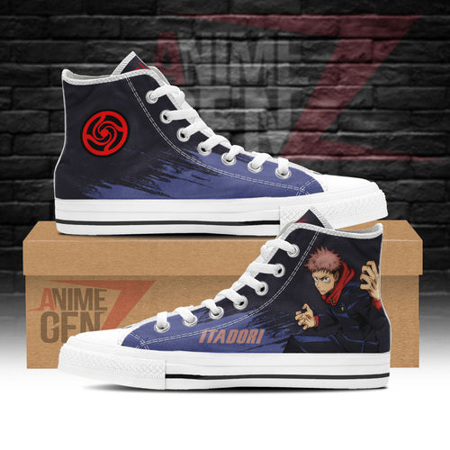 Jujutsu Kaisen Yuji Itadori High Top Shoes Custom Anime Sneakers