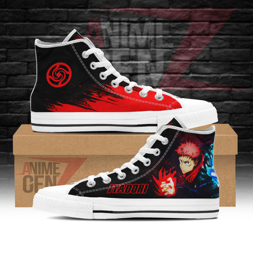 Jujutsu Kaisen Yuji Itadori High Top Shoes Custom Anime Sneakers