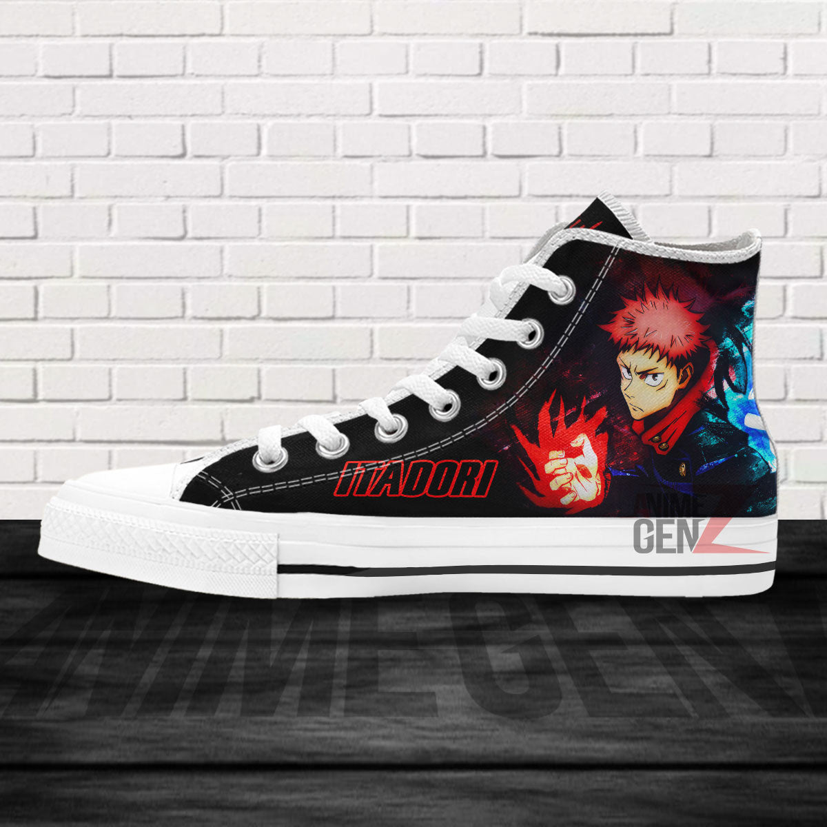 Jujutsu Kaisen Yuji Itadori High Top Shoes Custom Anime Sneakers
