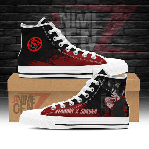 Jujutsu Kaisen Yuji Itadori Sukuna High Top Shoes Custom Anime Sneakers