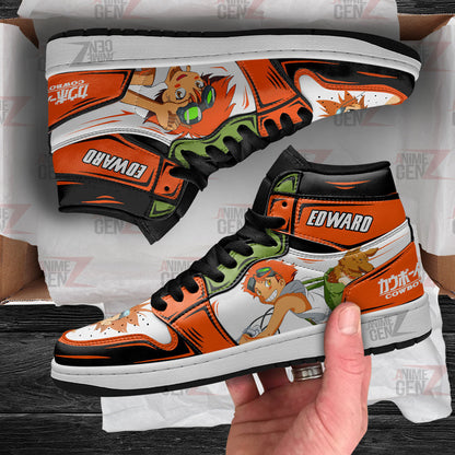 Cowboy Bebop Edward Wong JD Sneakers Custom Anime Shoes