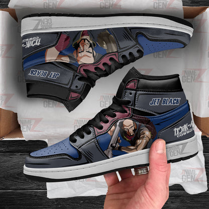 Cowboy Bebop Jet Black JD Sneakers Custom Anime Shoes