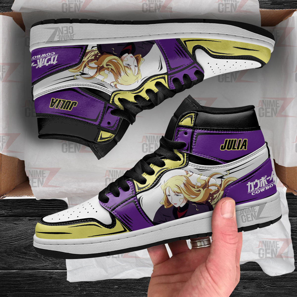 Cowboy Bebop Julia JD Sneakers Custom Anime Shoes